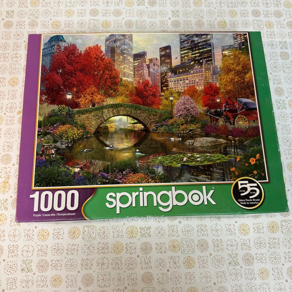 Springbok Autumn Cityscape 1000-Piece Puzzle